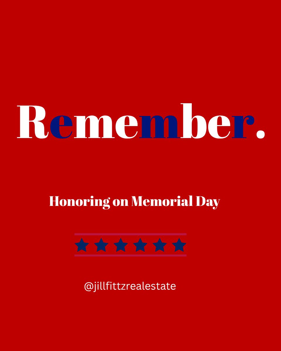 JillFitzRealtor's tweet photo. Remembering on Memorial Day.

#grateful #memorialday #jillfitzrealestate #boston #jillfitzpatrickrealtor https://t.co/r3TSE8lwVl