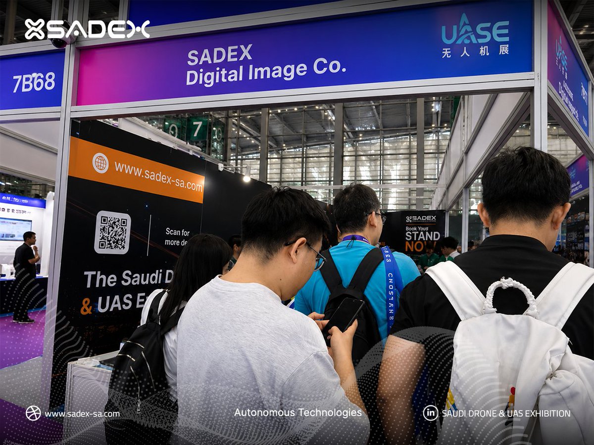 SADEX_SA1's tweet photo. For the third consecutive year, SADEX proudly participated in Drone World Congress 2026, reinforcing Saudi Arabia’s growing presence within the global unmanned systems and autonomous technologies ecosystem.

This participation reflects the rapid advancement of the Saudi drone industry and the Kingdom’s accelerating transformation toward intelligent mobility, autonomous systems, and the low-altitude economy.

Throughout the event, the SADEX delegation engaged with global technology leaders, innovators, and industry stakeholders to explore strategic partnerships, future technologies, and new opportunities shaping the future of UAS worldwide.

We also extend our invitation to the international industry to explore the evolving Saudi market through SADEX 2026 in Riyadh - where global innovation meets one of the world’s fastest-growing unmanned systems ecosystems.

#SADEX2026 #uas #AutonomousSystems #mobility