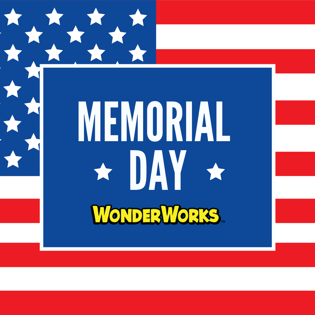 WonderWorksORL's tweet photo. Happy Memorial Day! Today, we remember and honor those who have served and sacrificed for our country. https://t.co/KCCBn68rTu