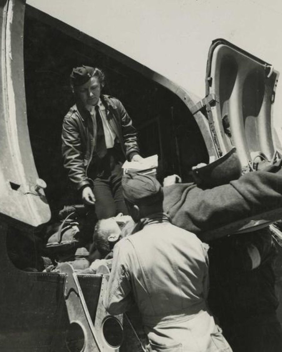 ANANursingWorld's tweet photo. This #MemorialDay, we honor WWII flight nurse 1st Lt. Aleda E. Lutz, whose plane crashed in France. Her courage redefined care under fire. 

How has a nurse impacted your life? Share your https://t.co/1YKDImyiGT. #ThePowerOfNurses

Photo credit: Emily L. Von Vasold https://t.co/cguLtysVPP