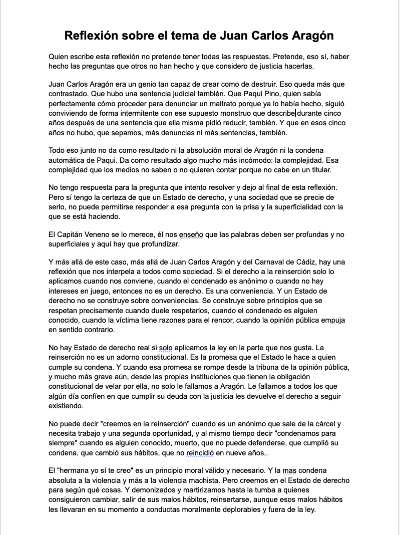 bernifrdz's tweet photo. ¿Justicia es condenar eternamente a quien pagó por su error y no volvió a cometerlo? ¿La reinserción vale menos que las demás leyes? ¿Aplicamos solo las leyes que nos convienen? ¿Es justicia que la política sea re-juez y legislador a la vez? https://t.co/AoxGYun5fL