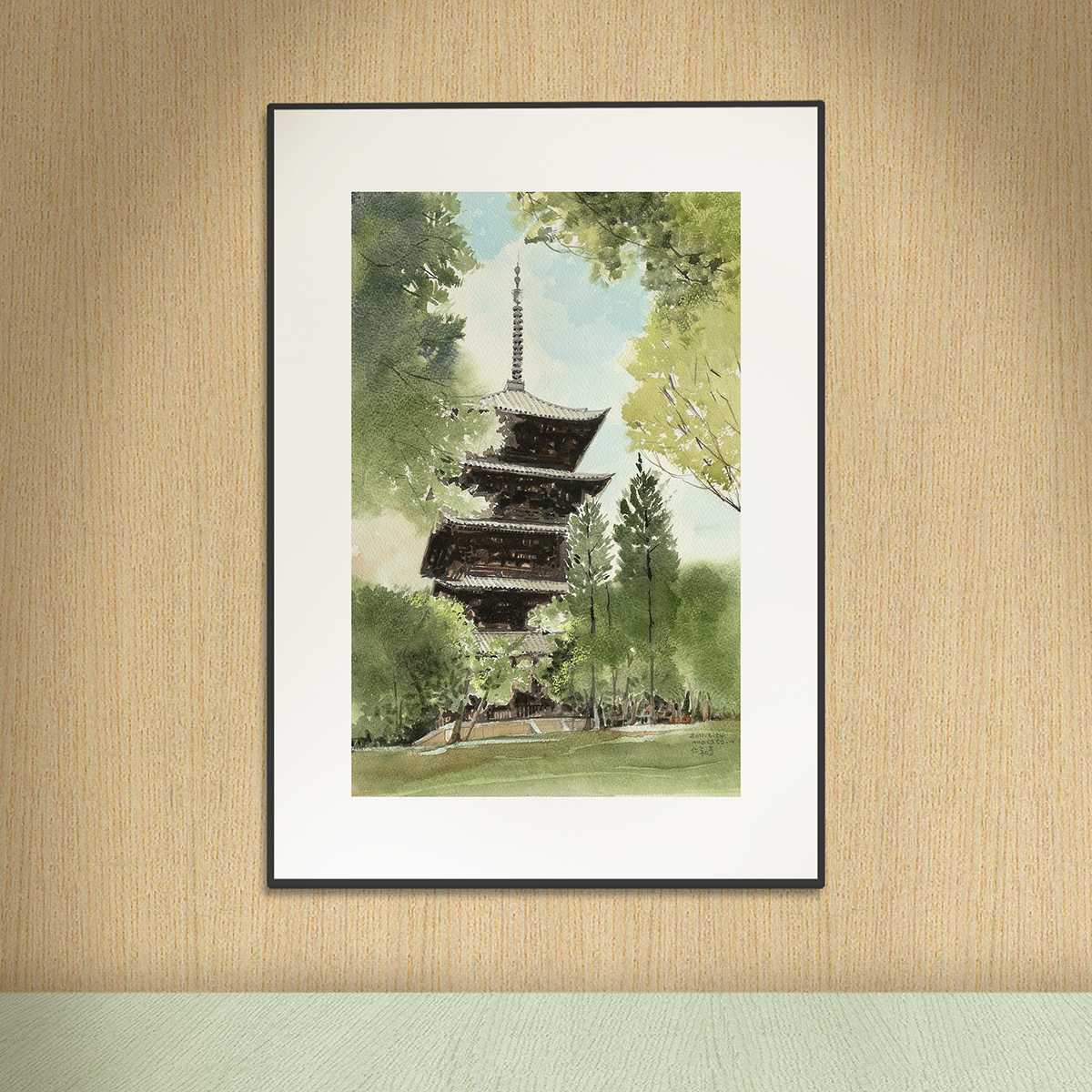 water18color's tweet photo. 海外アートモール「Pinkoi（ピンコイ）」に、アートプリント（複製画）を追加しました！
2012年頃の瑞々しい京都や奈良の水彩スケッチ作品などを中心にピックアップしています。
よろしければ　プロフィールのLinktree（リンクツリー）からどうぞ！#watercolor #pinkoi #artprint https://t.co/7O52x5RkP3