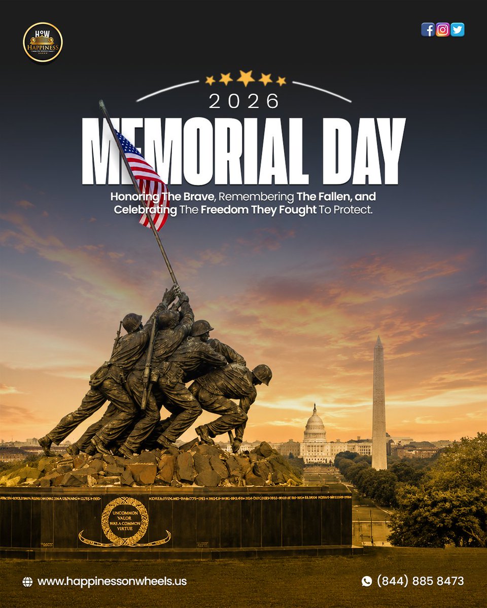 happinesswheel's tweet photo. Remembering the heroes who made freedom possible this Memorial Day. ❤️🤍💙 #MemorialDay #HonorAndRemember #FreedomIsntFree https://t.co/JAm4IWXQO5
