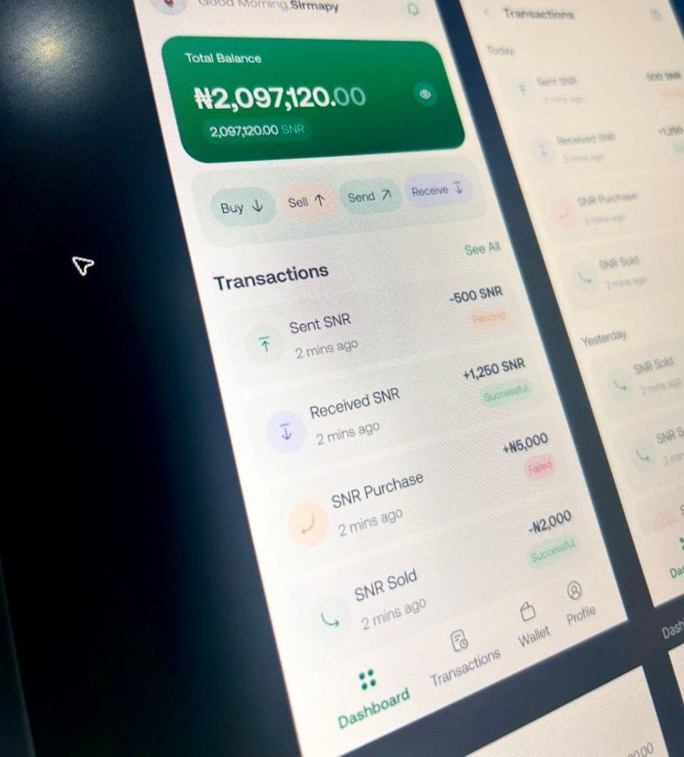 Casabella1234's tweet photo. SNR Wallet update 🚨

when SNR Wallet goes live, you’ll be able to buy $SNR (Stable naira) directly with Naira and sell back to Naira at a 1 SNR = ₦1 rate.

this will work across all 10 supported blockchains.

you’ll also be able to save Stablenaira and earn 12% – 18% returns, with both quarterly (91 days) and weekly options available.

~ SM