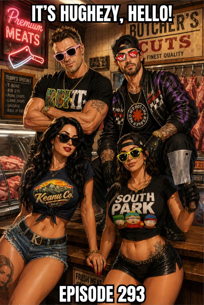 TheHughezy's tweet photo. NEW EPISODE! 

huge 'DANKS to @keanuCthompson, @BaconFitz6664 &amp; @0LittleLemmi0 for a pun filled MEATING... get it?!

YouTube https://t.co/VMxy0XyuQs
Spotify https://t.co/WqN1p1wRhB
iTunes https://t.co/slzVFYChc6

@TheCCNetwork1 @GetMyGoShow https://t.co/mBySvvSYzg