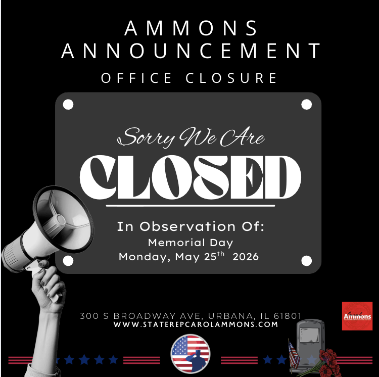 StateRepAmmons's tweet photo. Just a friendly reminder that our office is currently closed in observance of Memorial Day. We’ll resume regular business hours on Tuesday. Wishing everyone a safe and meaningful holiday. https://t.co/DO6mOjfuuQ