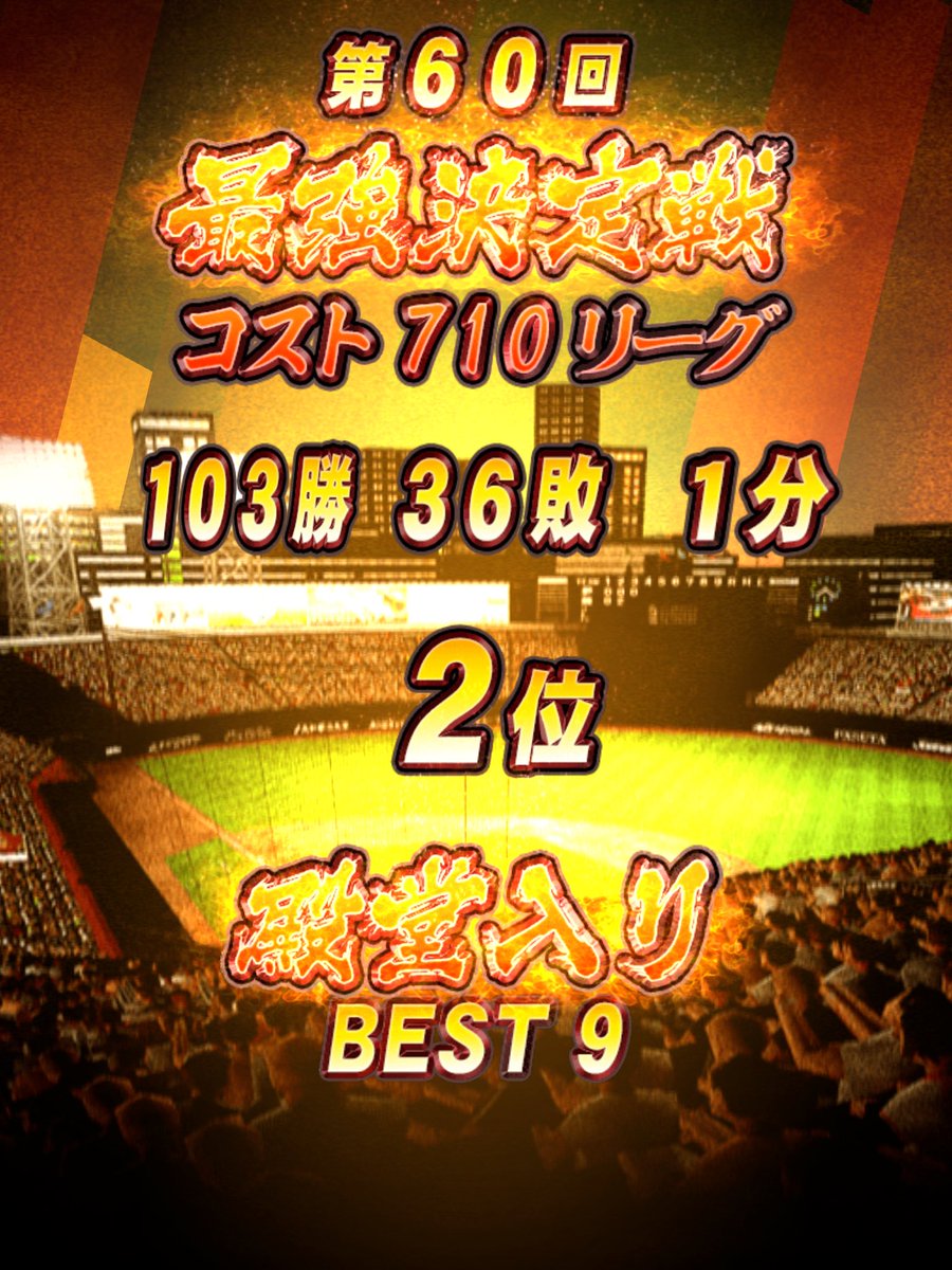 melodea0802_pbc's tweet photo. 最強決定戦お疲れ様でした🙇‍♂️

コスト710リーグ2位でした☺️

Shunさん、MVPおめでとう御座います‼️

沢山のマッチングに応援、ありがとうございました🙇‍♂️

#コスト710 
#コストリーグ 
#プロスピA https://t.co/fZYuN7TBGX