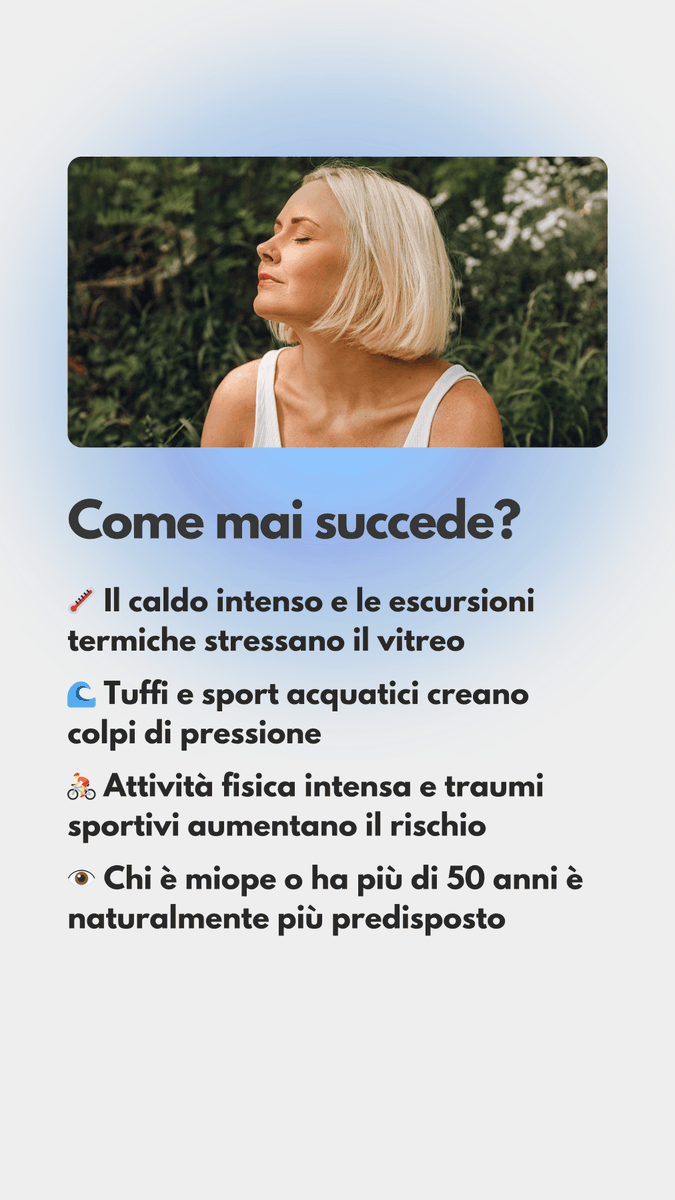 albertobellone's tweet photo. L'estate è la stagione delle vacanze. Ma è anche la stagione in cui aumentano i casi di distacco di retina. 🏖️

🔗 https://t.co/wJW2GK9SxG https://t.co/DJef4RTgZN