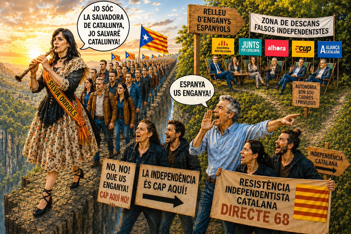 HGuanyat's tweet photo. QUAN LA MAJOR PART DE CATALANS VEGIN CLARA L'ESTRATÈGIA ESPANYOLA PER IMPEDIR LA INDEPENDÈNCIA, SEREM MÉS A PROP DE GUANYAR! 

13 ANYS QUE AVISEM DE L'ENGANY DEL PROCÉS! 

Cal veure La Mentida - El documental de La Veritat.

@ResINDEPEcat/@draventosg @Directe68 https://t.co/MWYVPDnBSt
