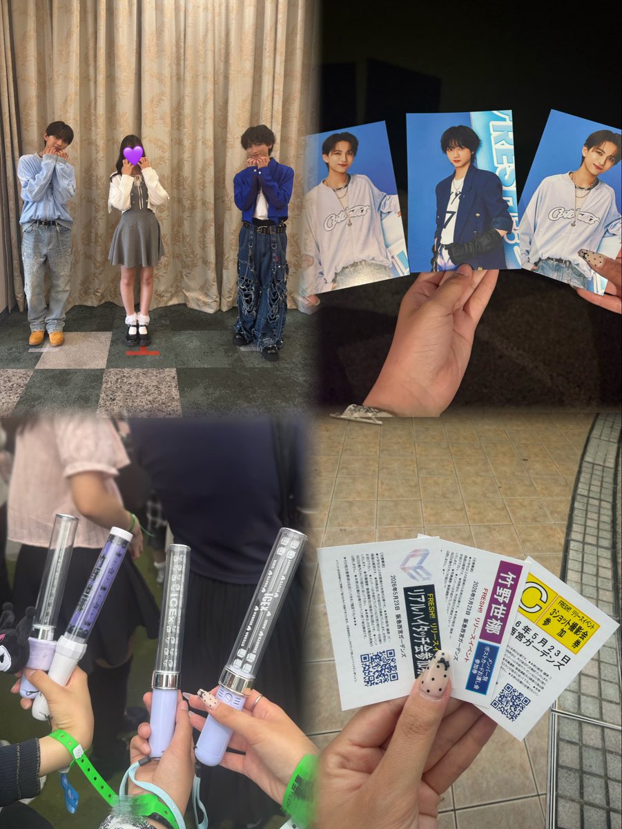 ryu87_sena828's tweet photo. 世梛くんにはじめましてできて良かった💜
また会いに行くね🪄︎︎◝✩

 #EBiDAN  #ICEx  #竹野世梛  #リリイベ https://t.co/B4cHrU7KoQ