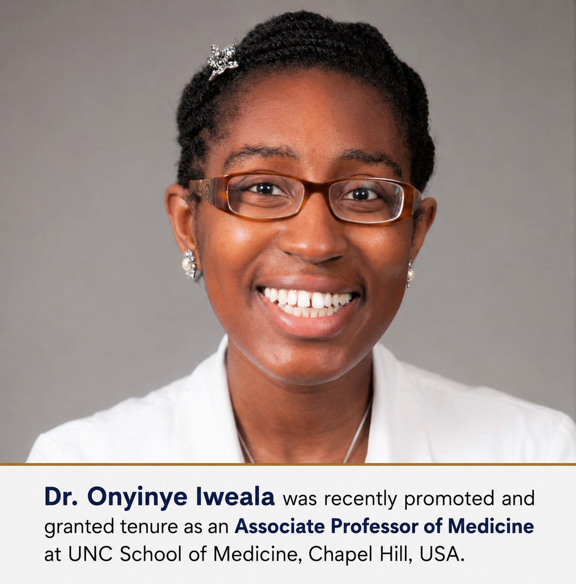 YourAiDoctor's tweet photo. Congratulations to Dr. Onyinye Iweala.

LIKE MOTHER, LIKE DAUGHTER. https://t.co/mVvdjJL3Cg