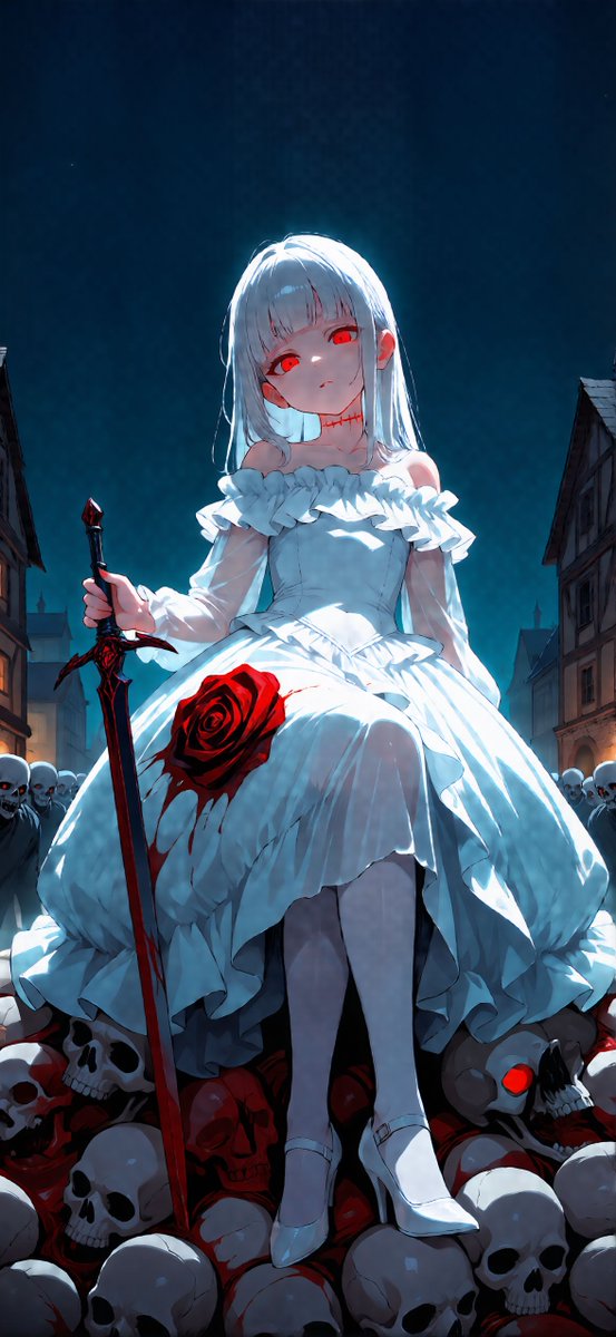 AiMuramura83's tweet photo. #AIイラスト #AIart #怨獄の薔薇姫 #ルネ https://t.co/g9tC0JCqKb