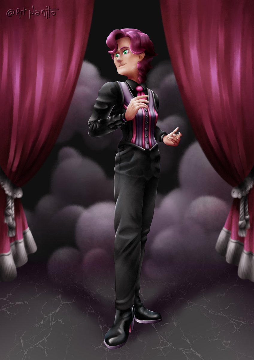 ArtNanito's tweet photo. 🦎💜Tuxedo Deon💜🦎

We're keeping the Pokémon OCs theme with my boy Deon! This was actually an attempt of designing him a formal attire for gala events matching his signature Pokémon Salazzle!

#pokemon #ocart #salazzle #pokemonfanart #pokemonart https://t.co/k4UO8TEt8i