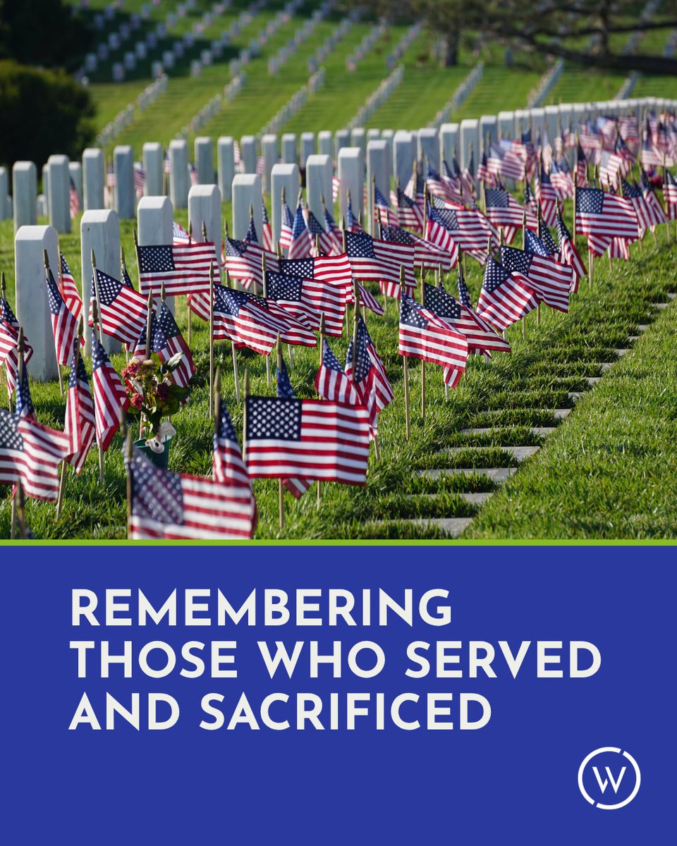 WorldInsur's tweet photo. #MemorialDay is a time to honor and remember the military members who gave their lives while serving our country.

It’s also a reminder to slow down, spend time with the people around us, and appreciate the freedoms made possible through their sacrifice. https://t.co/SydAYc2RN3