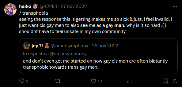world's third accidental detransitioner tweet media