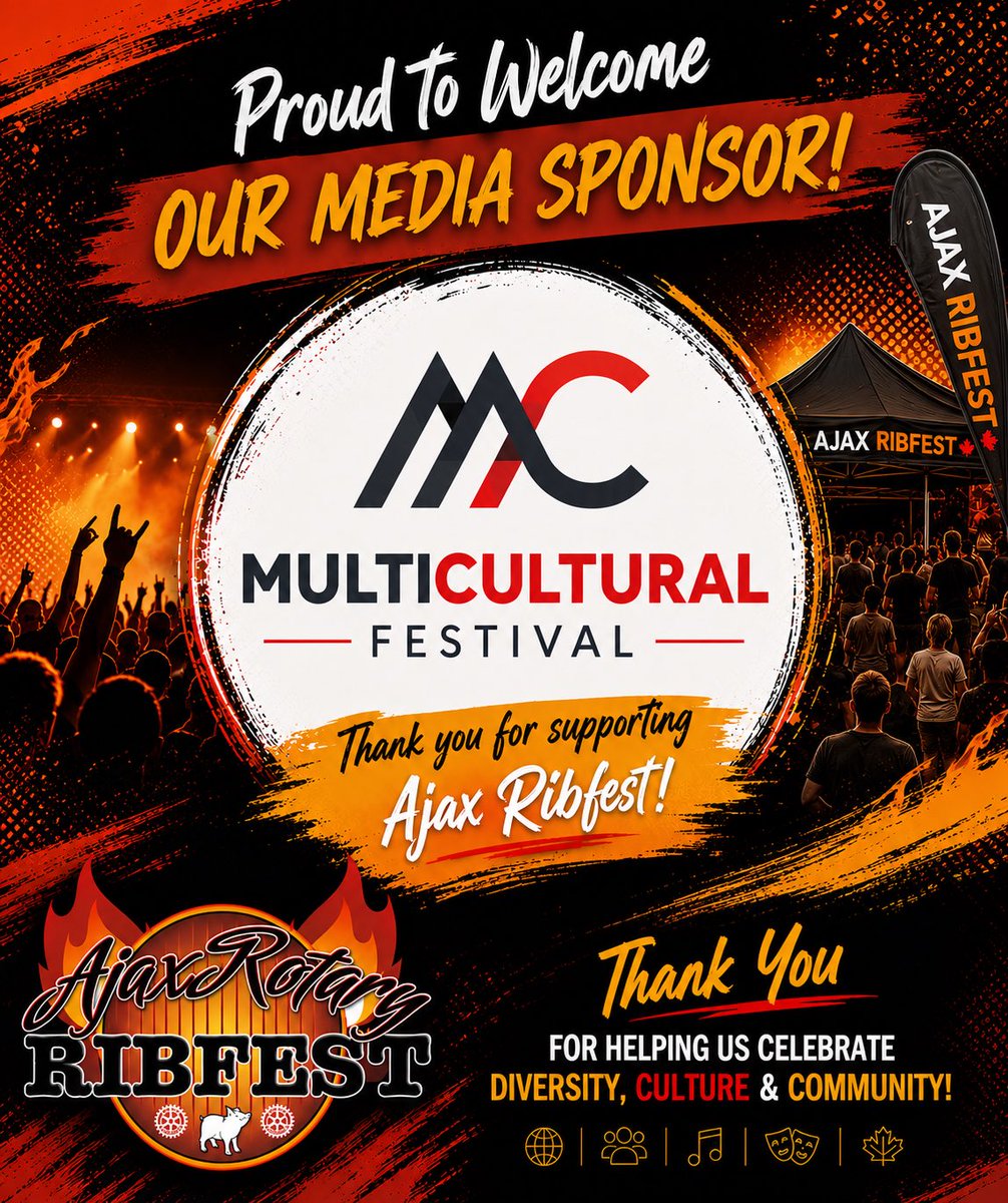ajaxrotary's tweet photo. Back to back incredible events ! First Ajax Rotary Ribfest @TasteofAjax and then Connecting GTA Multicultural Festival Durham check them out ! https://t.co/RGOHDUIJDu