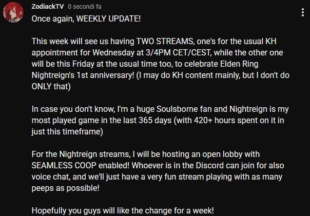 ZodiackTwitch's tweet photo. Nightfarers friends and discord members, we be delving into Nightreign this Friday for the anniversary👍 https://t.co/nuLTrrKTK3