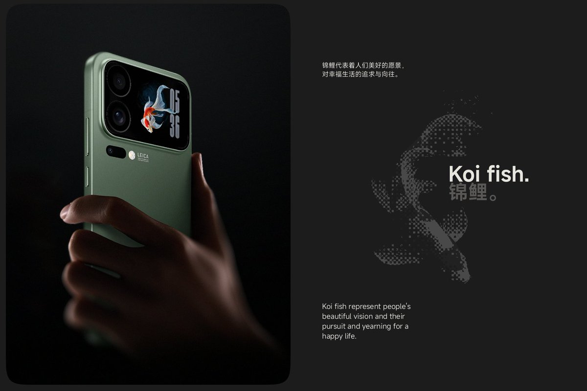 gzhh_go's tweet photo. Xiaomi 17 Rear Screen Wallpaper

Clock wallpaper design for the Xiaomi 17 Pro rear screen, inspired by nature and featuring realistic koi fish, betta fish, and jellyfish with an elegant visual style.

View the full project:
https://t.co/L4YxFegeus
#midjourney #3DArt #AIart https://t.co/38icsQ8Hxl