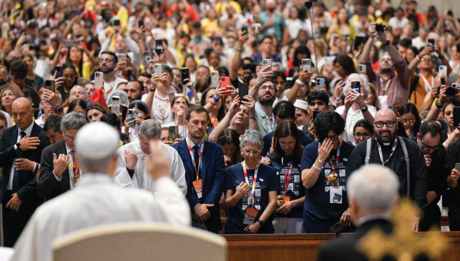 CathStandard's tweet photo. .@Pontifex’s first encyclical, “Magnifica Humanitas,” warns against building a future shaped by artificial intelligence while excluding God and human dignity.
https://t.co/i5WT1bi2bp https://t.co/mYkiVYJ7kd