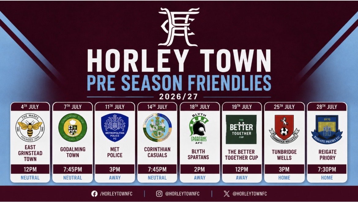 Horley Town FC tweet media