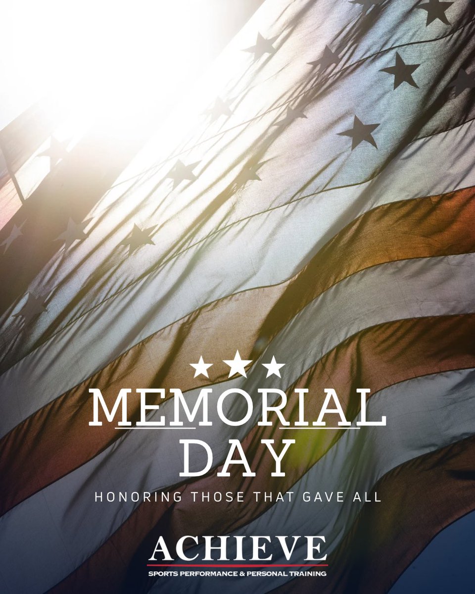 AchieveSPPT's tweet photo. A special day to remember those who paid the ultimate price for our freedom. We will never forget these American heroes! 🇺🇸 #memorialday #honor https://t.co/r91WhaAsj0