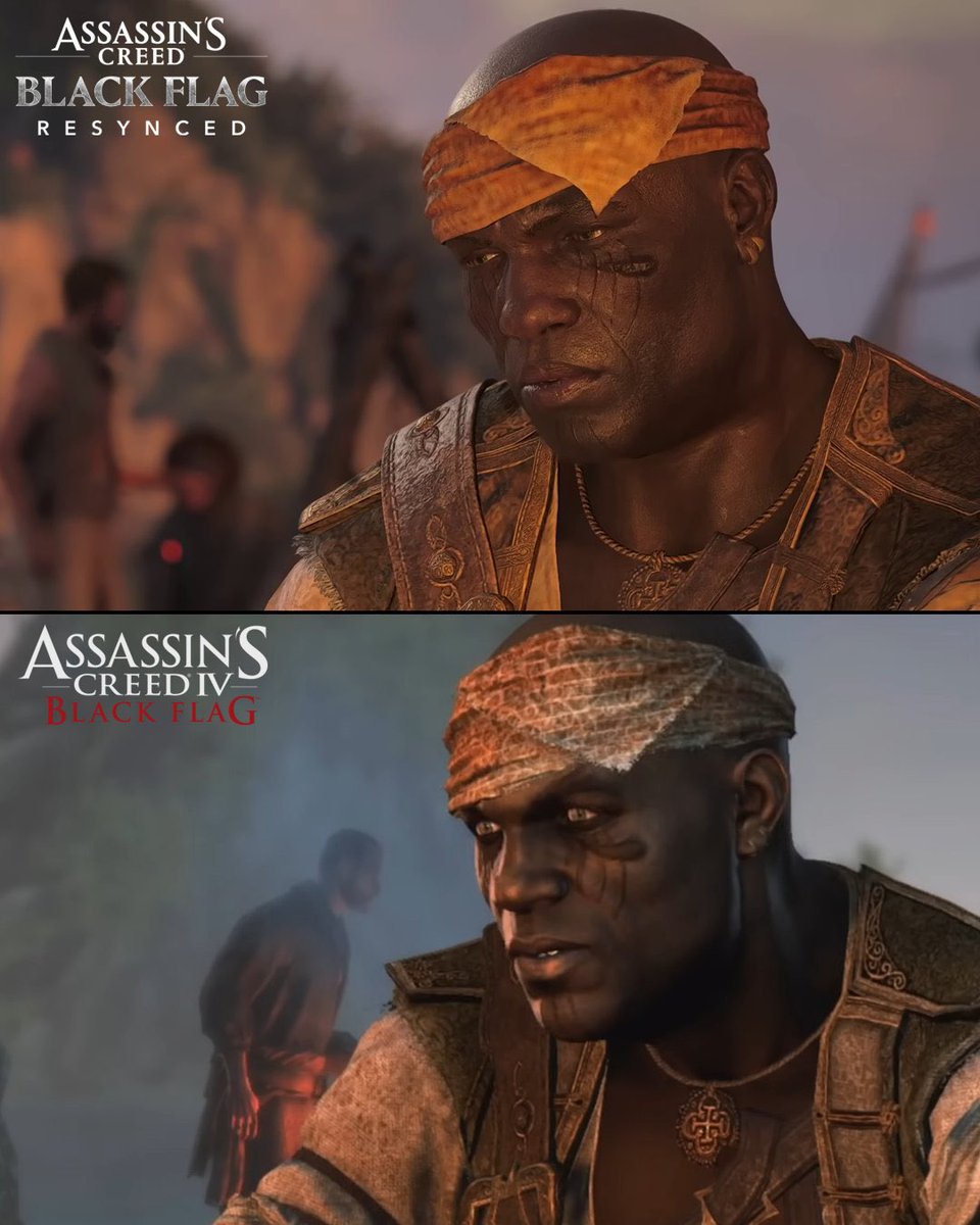Gremio_Sombras's tweet photo. Comparación gráfica de Assassin's Creed: Black Flag Resynce ¿Qué versión os gusta más? 🙂 

#Ubisoft #AssassinsCreed #AC4BlackFlag #assassinscreedresynced #Gamers #Mundogamers #gamer #EdwardKenway https://t.co/pSEqbnRO4V