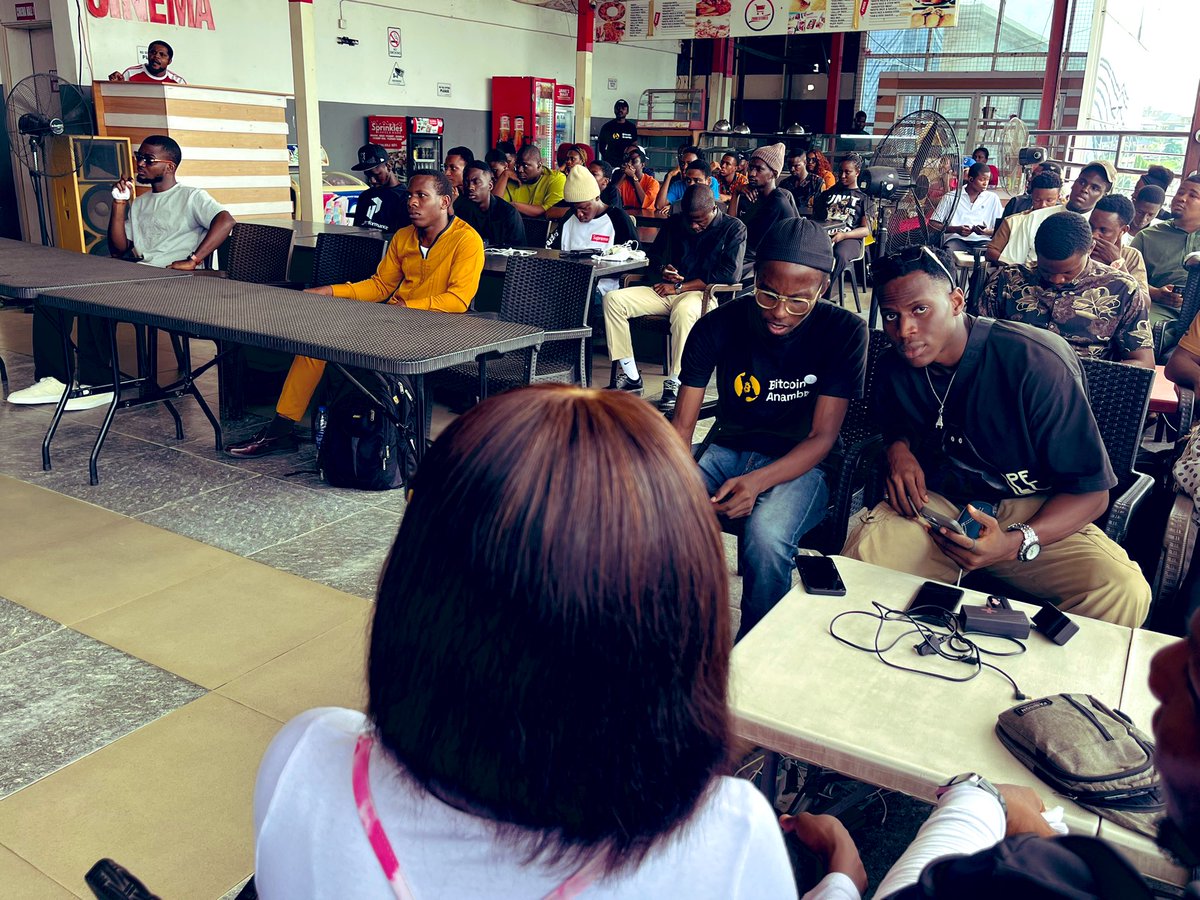 kesterbils's tweet photo. No available seats. People standing at the back, at the sides, in the doorway.

That's what Bitcoin Pizza Day looked like in Awka this year.

We didn't plan for overflow. We planned for a full room. The room wasn't enough.

Young people in Anambra State came out and it’s not because they were paid to, not because it was a big name event but because something is shifting here. 

Bitcoin is no longer just a thing people read about in Lagos or Abuja. The conversation is here. The curiosity is here. The people are ready.

What started as a gathering to mark the day Laszlo Hanyecz paid 10,000 BTC for two pizzas became something bigger in Awka. It became proof.

Proof that when you show up consistently, the community shows up back.

Proof that Anambra doesn't need to wait to be included in the Bitcoin conversation, we're making our own seat at the table.

Proof that the locals are ready.

Thank you to everyone who supported, sponsored, showed up, stood at the back, and believed this was worth building.

We're just getting started.

#BitcoinPizzaDay #BitcoinAnambra #Bitcoin #Anambra