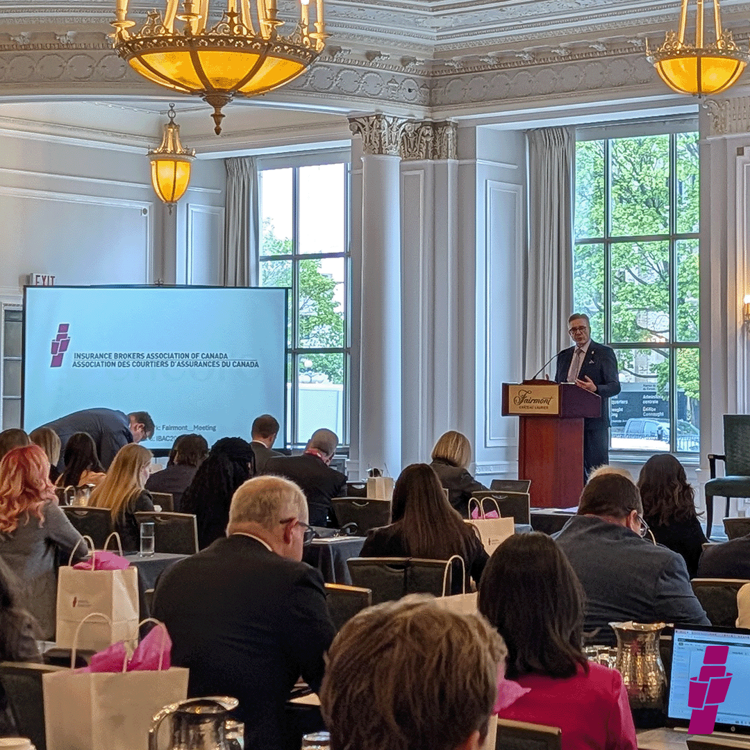 IBACanada's tweet photo. It’s Hill Day 2026! IBAC CEO, Peter Braid, and Parliamentary Secretary, Ryan Turnbull, started off the week with welcome notes, kicking off the two days of meetings with MPs. Speaking on a variety of insurance matters that matter to Canadians #IBAC #HillDay #BrokerBenefit https://t.co/5OuKvRtoWv