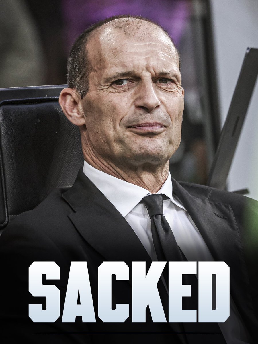 CalcioHEAT's tweet photo. 🚨🔴⚫️ ÚLTIMA HORA ⚫️🔴🚨
El AC Milan ha DESPEDIDO a Massimiliano #Allegri .
El entrenador deja el cargo con efecto inmediato.
#ACMilan #Milan #ForzaMilan #Rossoneri #SerieA #Calcio #Calciomercato #TransferNews #DeadlineDay #KeepRacismOUT #Italy #Italia #FIGC #CalcioDato #CalcioHeat