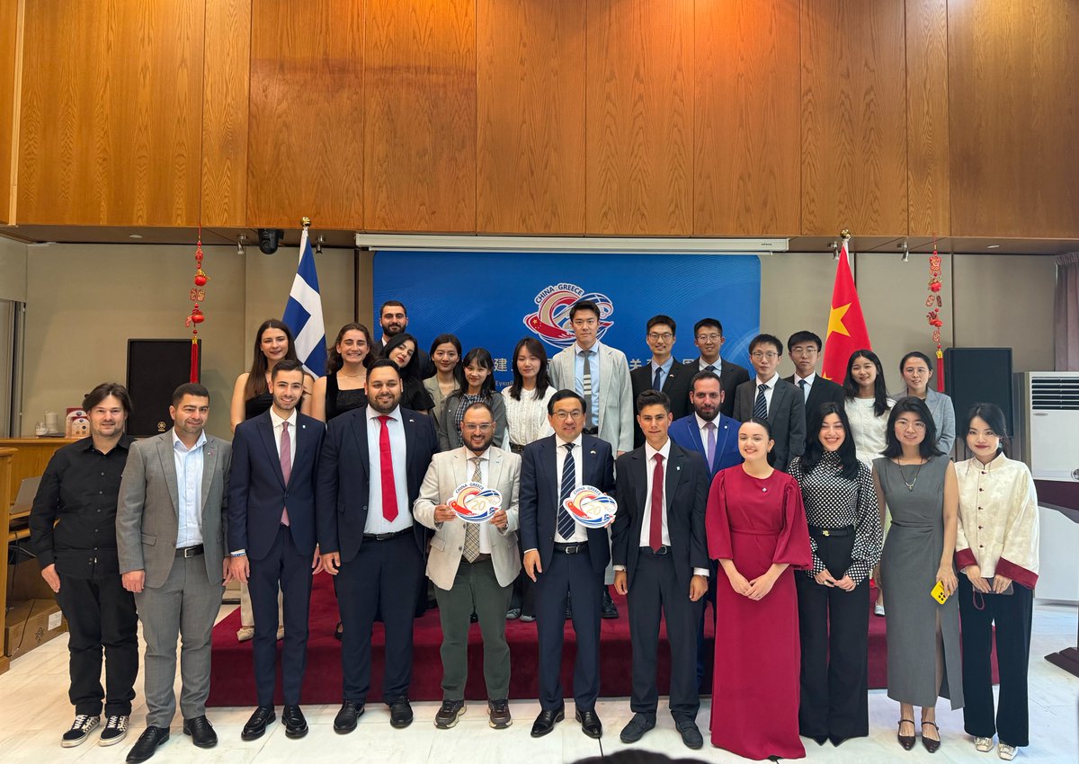 Chinese Ambassador to Greece FANG Qiu tweet media
