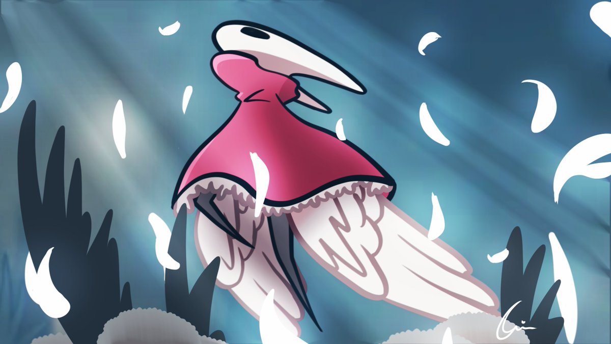 tsukiwisoft's tweet photo. Hornet con sus alitas :3 🪽#silksong #silksongfanart https://t.co/t9l6Y7rSJO