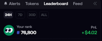 interwebzzzzz's tweet photo. lol @fomo all you need is one +20$ pnl and you skip 74K positions in the ranking, thats nuts lmao https://t.co/GZw9YExaXW