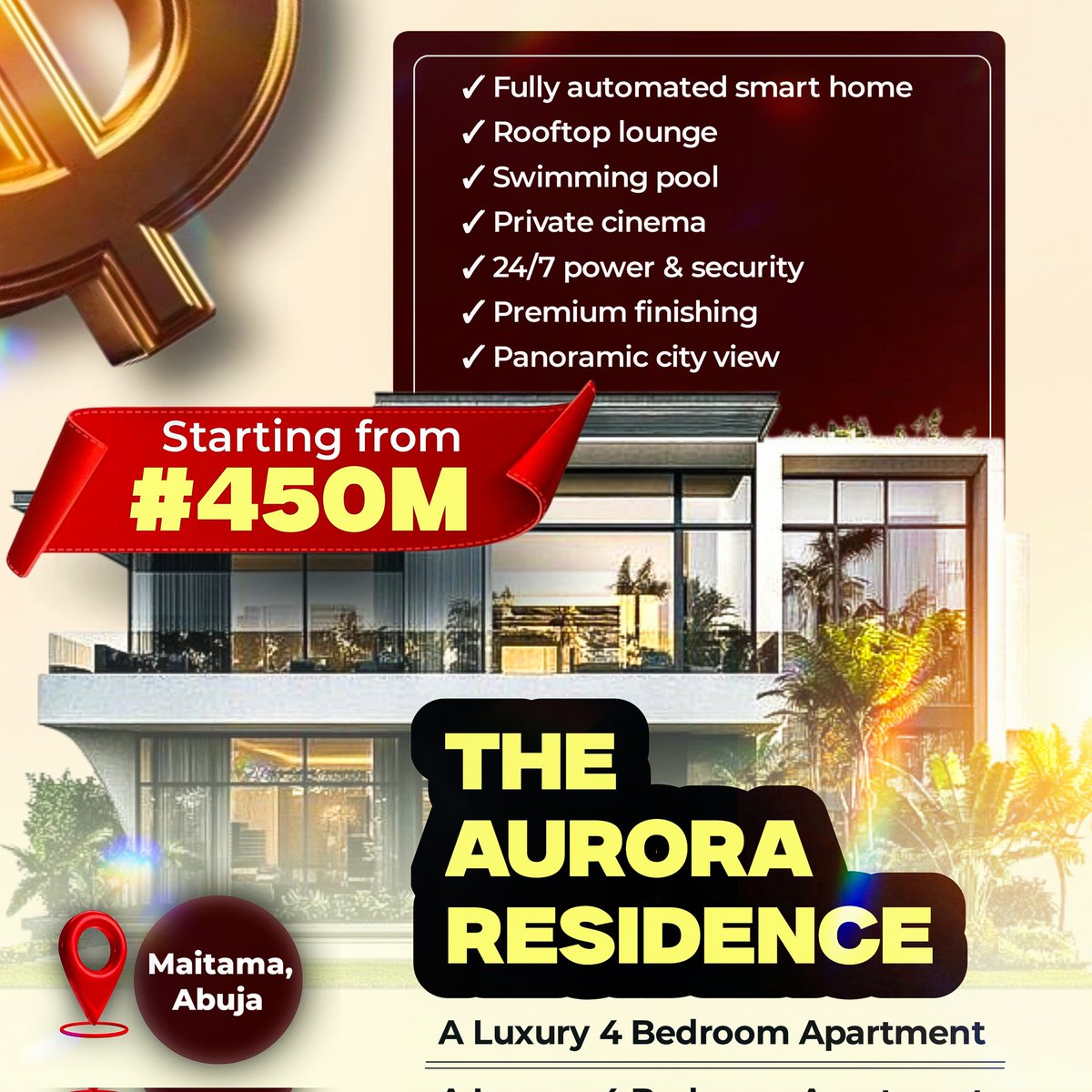 UchennaRichard9's tweet photo. E-flyer  designed by me for THE AURORA RESIDENCE.
I'm the designer you need for your next project.
 
Hire me today ! 

#SUNKANMIGFX #graphicdesigner #branddesign #flyerdesigner #GraphicDesignersAfrica #graphicdesignernigeria #realestate #realestateagent https://t.co/BdWQdNTVLw