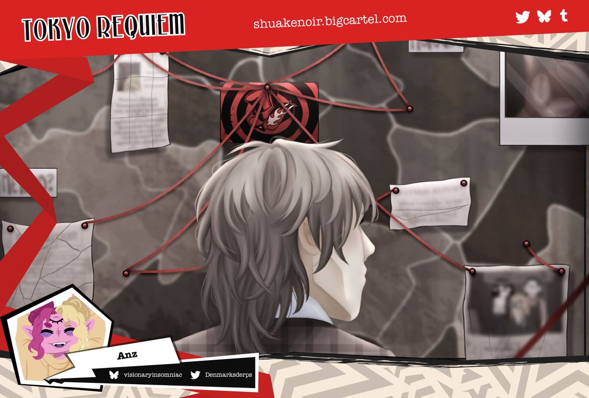 Tokyo Requiem - Shuake Noir AU Zine tweet media