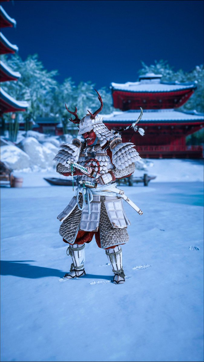 GhostPlayerVP's tweet photo. Nem o inverno consegue apagar a presença de um fantasma. ❄️ @SuckerPunchProd 

#VPWorld 
#VPSAT 
#ThePhotoMode 
#GhostOfTsushima https://t.co/6gzl6VJ6He