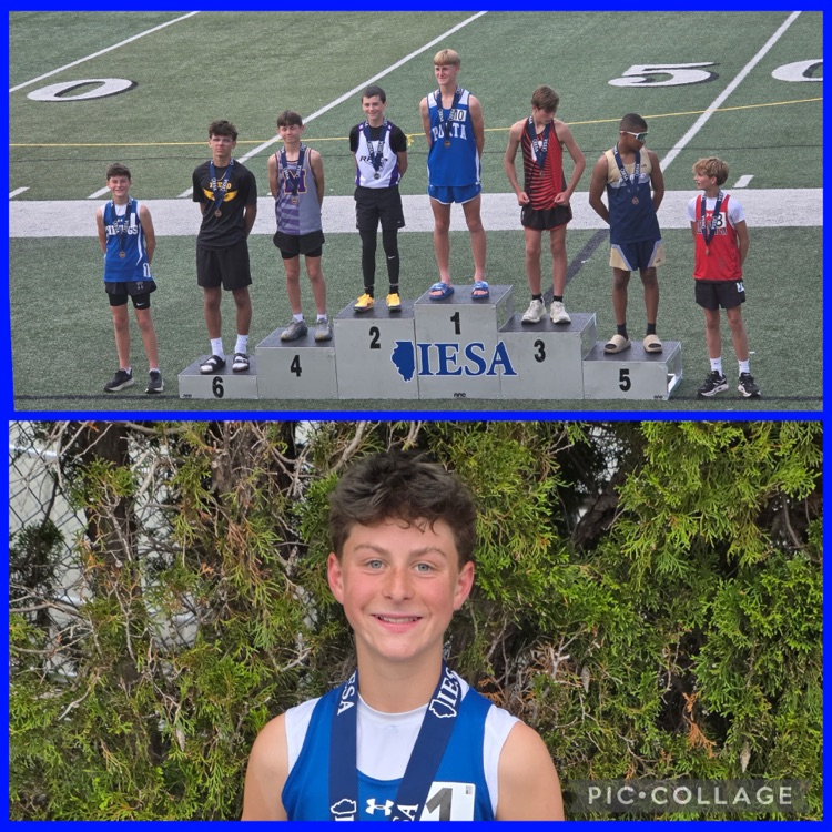 VikingsTV3's tweet photo. Evan Tscholl captures 8th place in the Boys 7 3A 800 meter run at the IESA state track meet. GO VIKINGS! https://t.co/mc6WHgJvTn