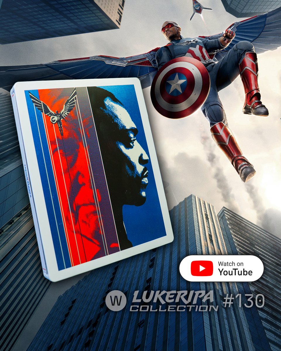 thewikoschannel's tweet photo. 🚨 NEW LR COLLECTION!

LukeRipa unboxes the Captain America: Brave New World 4K SteelBook: artwork, packaging, 4K UHD + Blu-ray discs, Dolby Vision &amp; collector value for Marvel fans.

Watch now:
https://t.co/LPhyij5YpO 

#CaptainAmerica #4KSteelBook #Marvel https://t.co/fap975uch9