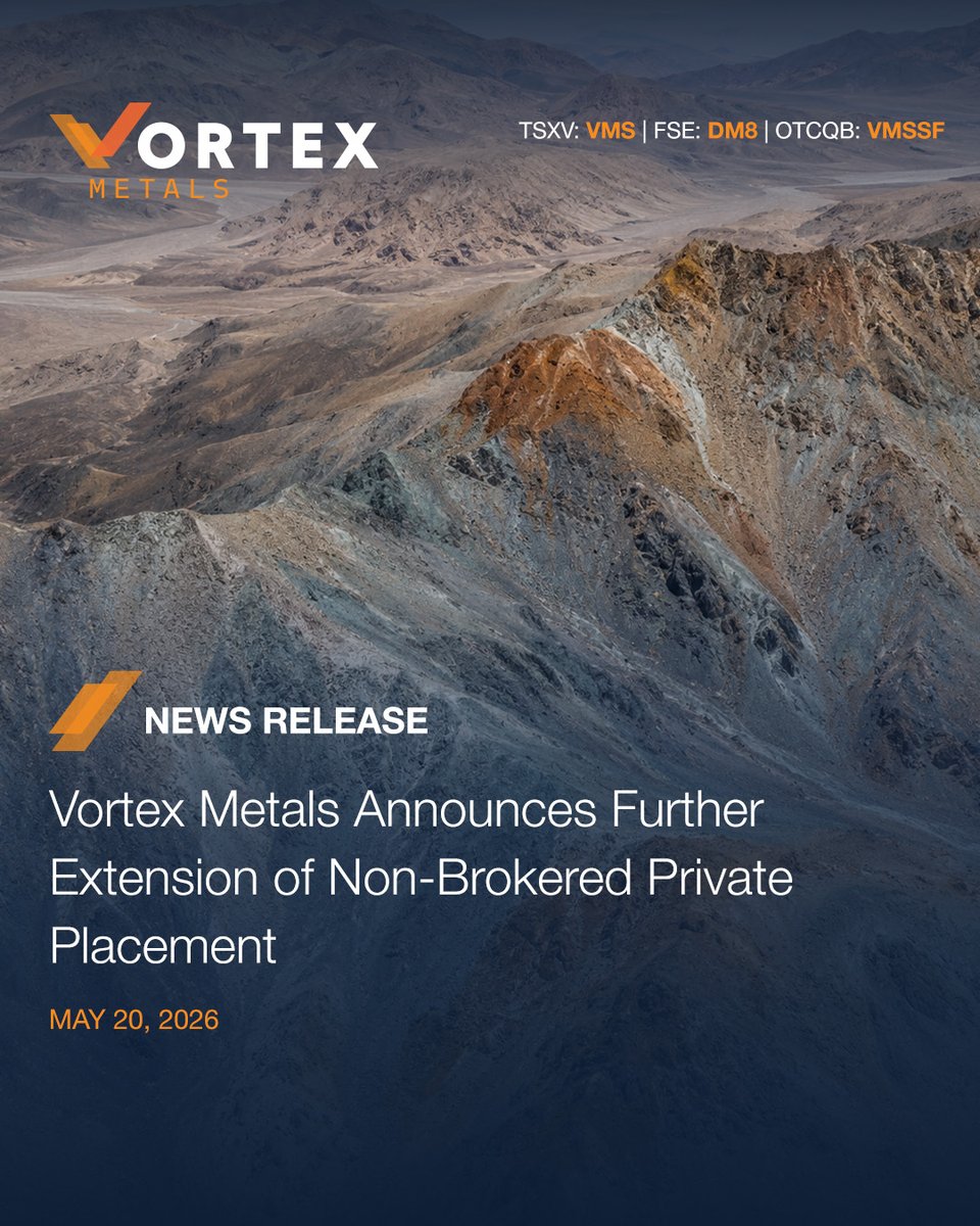 Vortex Metals Inc. tweet media