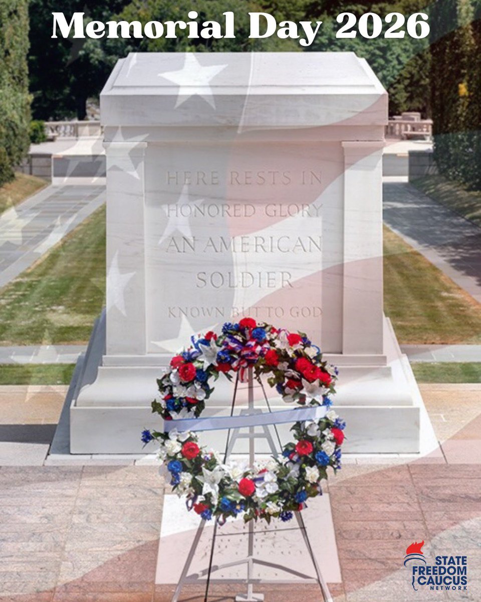 SFC_Network's tweet photo. On this Memorial Day, we pause to remember the countless Americans, known and unknown, who gave their lives in service to our country. May we always remember their sacrifice. https://t.co/mQmzhHBmRQ