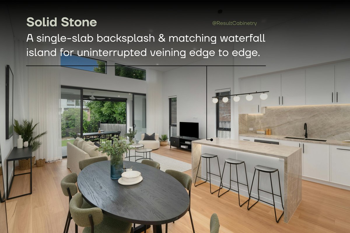 ResultCabinetry's tweet photo. A modern contemporary duplex with clean lines in a layout that actually works. The kitchen flows right into the living &amp; dining space, &amp; then straight out to a full outdoor kitchen with its own prep cabinetry &amp; bev. fridge. Reach out today to learn how we design spaces like these https://t.co/1SpMRhFQVy