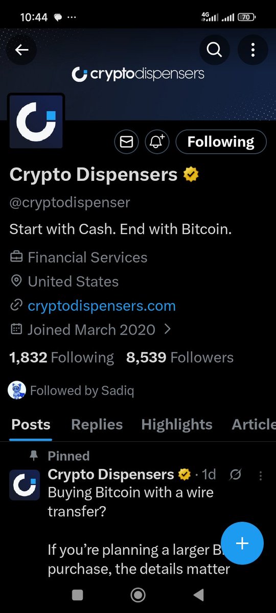 Sadiq Crypto tweet media
