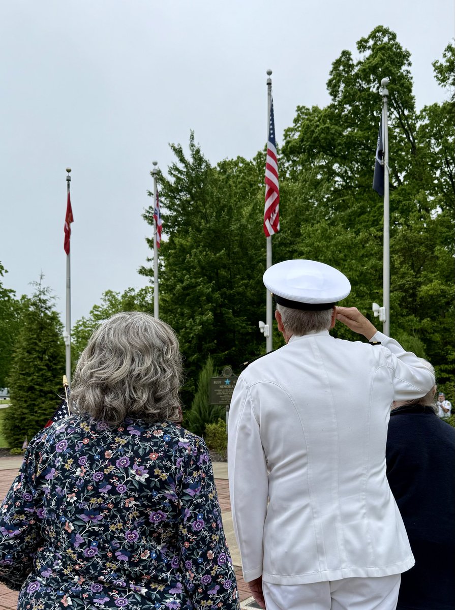 ParmaMayor's tweet photo. American Legion Ohio Post #572 hosted its annual Memorial Day service at Veterans Memorial Park. Parma Fire Department, as well as and city, county and state leaders attended the solemn service. #rememberthefallen #MemorialDay #service https://t.co/bpNxOn5GLi