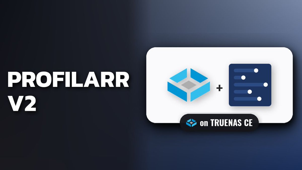 Serversathome's tweet photo. Profilarr v2 just changed how I manage Radarr &amp; Sonarr. Drift detection, auto-upgrades, and it replaces Recyclarr. Full setup on TrueNAS in the new video.

#homelab #selfhosted

https://t.co/flehKPkfpT https://t.co/bTAeNP0qe9