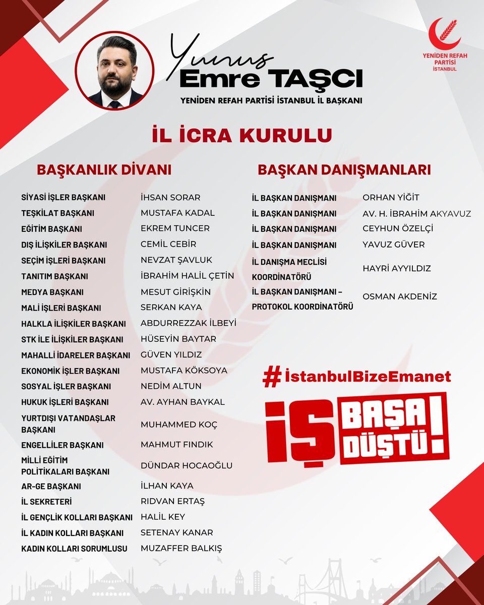 Yeniden Refah İstanbul tweet media