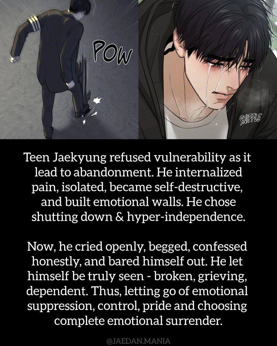 jaedanmania's tweet photo. crying and shutting down, crying and opening up 😭🥹❤️‍🩹💯💫 #Jinxmanhwa #징크스 https://t.co/c02C5w9dVB