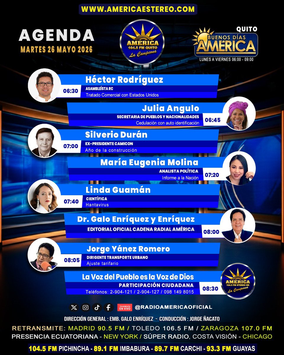 Radio América Oficial tweet media