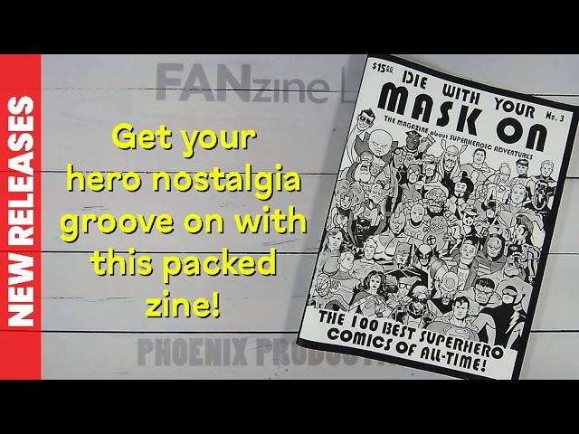 PhnxProdsComics's tweet photo. Attention spandex hero fans: This zine covers the landscape like few others... Dive in deep with the lists and essays!

WATCH: https://t.co/9fccD5Tfs8 https://t.co/d4Vbmkfskm