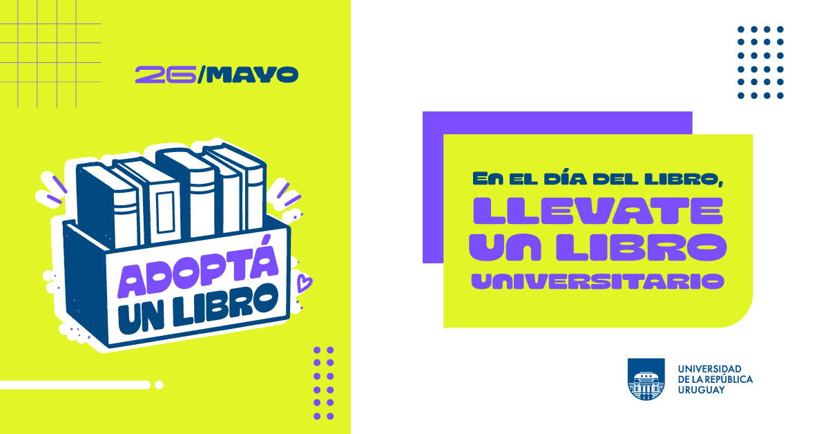 Udelaruy's tweet photo. 📖 ¿Estás buscando tu próxima lectura? ¡Adoptá un libro! ✨

📚 Este #DíaNacionalDelLibro, cientos de publicaciones de 𝗟𝗶𝗯𝗿𝗼𝘀 𝗨𝗱𝗲𝗹𝗮𝗿 serán entregadas gratuitamente a personas interesadas, en sedes universitarias de Montevideo y el interior.

🔎 https://t.co/T06LXSt4Bi https://t.co/9txZCu06Ni