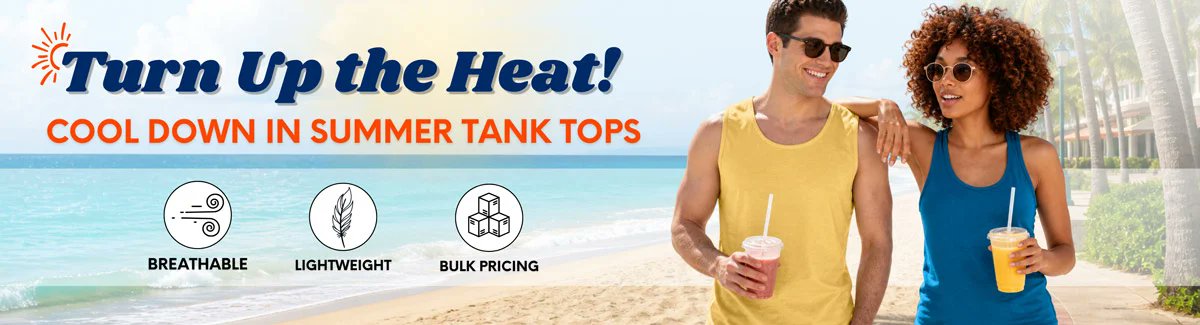 BulkApparel's tweet photo. Shop bulk order wholesale tank tops ☀️
https://t.co/NnOb3WJg0k
#tanktops #bulkapparel https://t.co/4PaUKQWjVT
