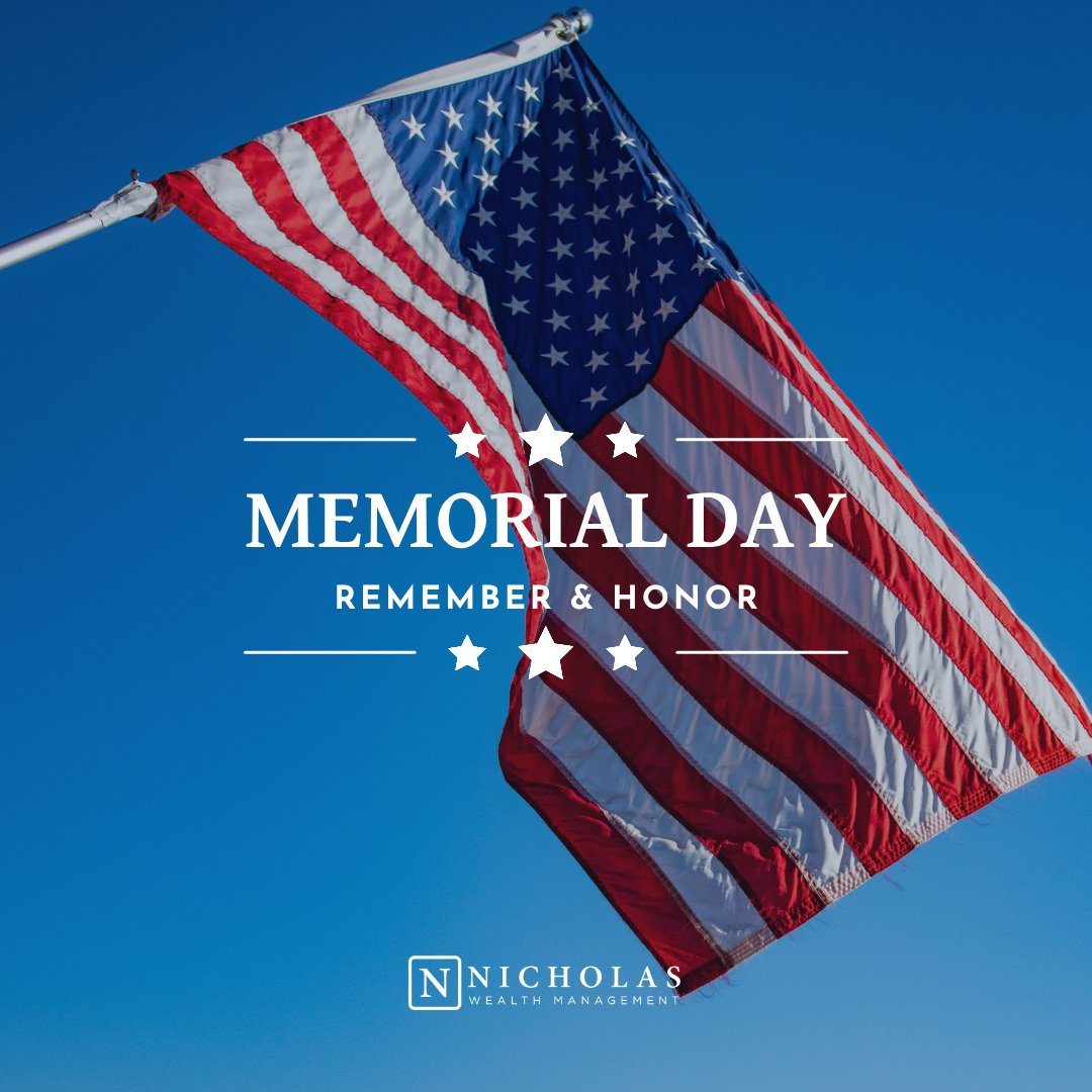 NicholasWealth's tweet photo. Today, we pause to honor and remember the brave men and women who made the ultimate sacrifice in service to our country. Wishing you a meaningful and reflective Memorial Day. https://t.co/OqC2lB3AIm